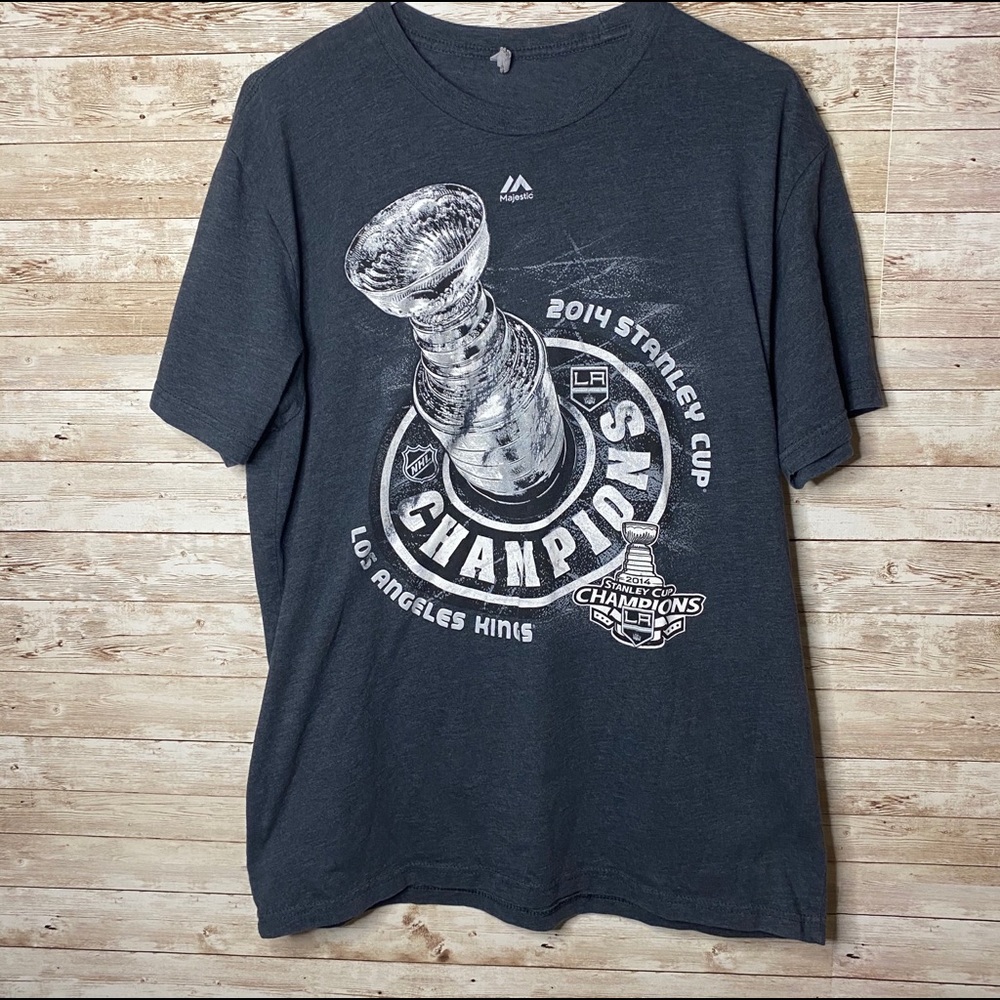 Majestic LA Kings 2014 Stanley Cup Champs Tee